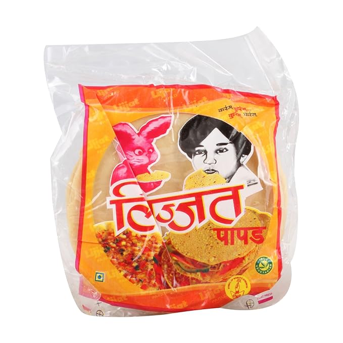 Lijjat Plain Urad Dal Papad 200g
