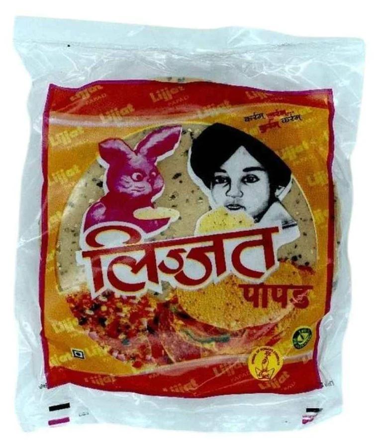 Lijjat Punjabi Masala Papad 200g