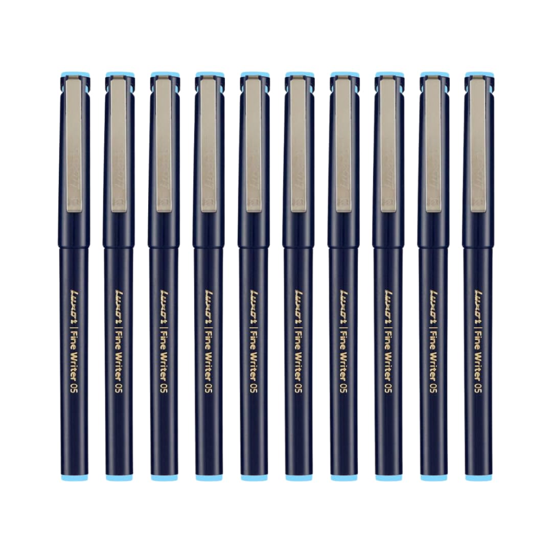 Luxor Fine Writer Tb Color (Pack Of 10 Pen)|Blue