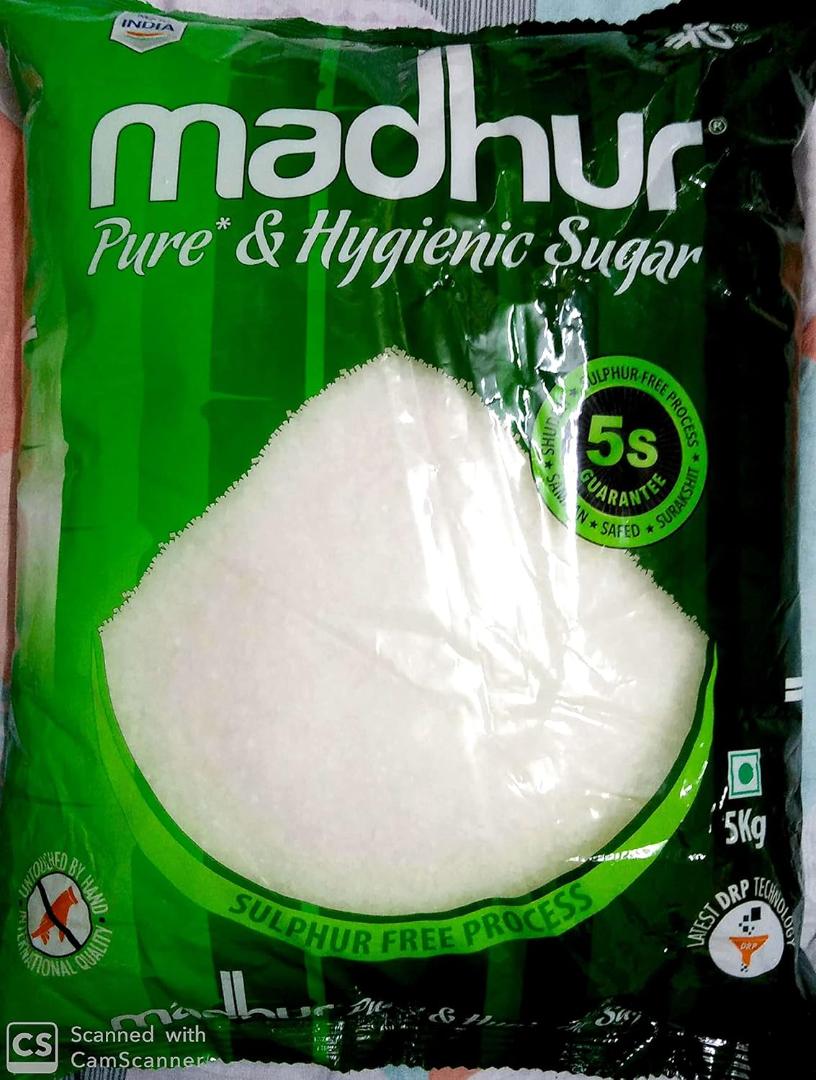 Madhur Pure & Hygienic Sulphurless Sugar (M30),5kg