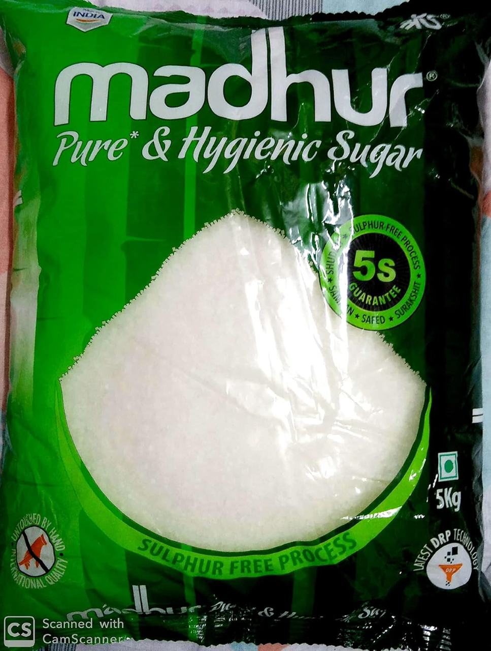 Madhur Pure & Hygienic Sulphurless Sugar (M30),5kg