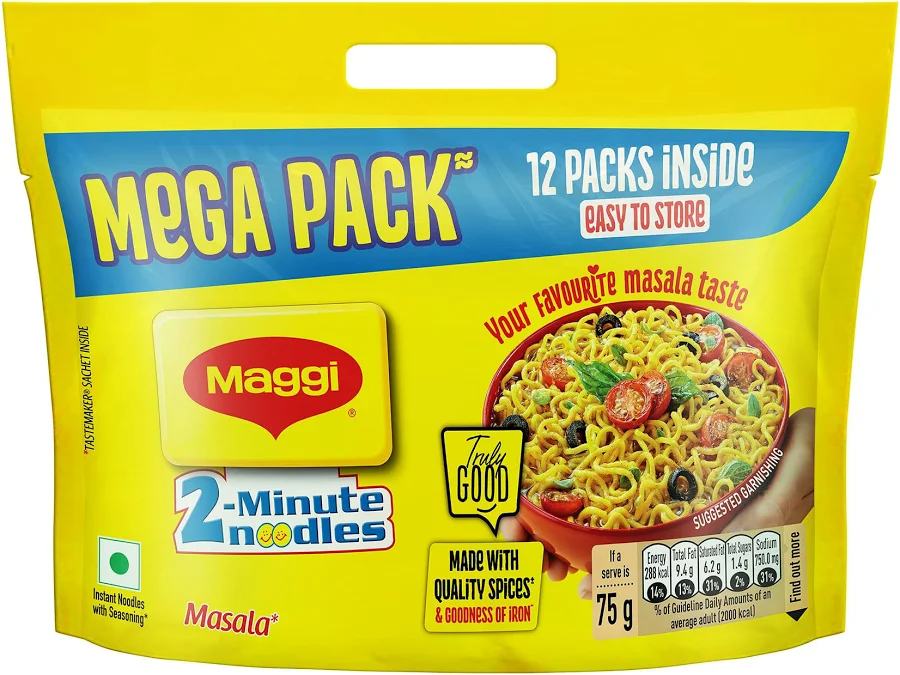 Maggi Masala - 2 Minutes Instant Noodles Made With Quality Spices 300g