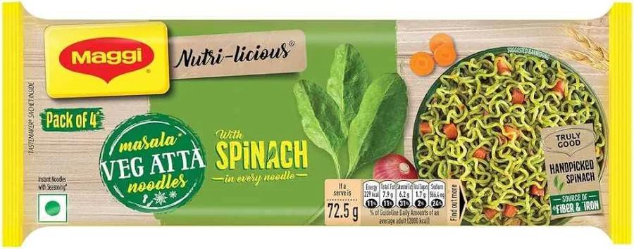 Maggi Nutrilicious Veg Atta Noodles Made with Only Atta Flour 290g