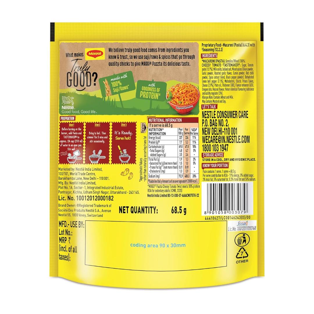 Maggi Pazzta Cheesy Tomato Twist Instant Pasta 68.5g