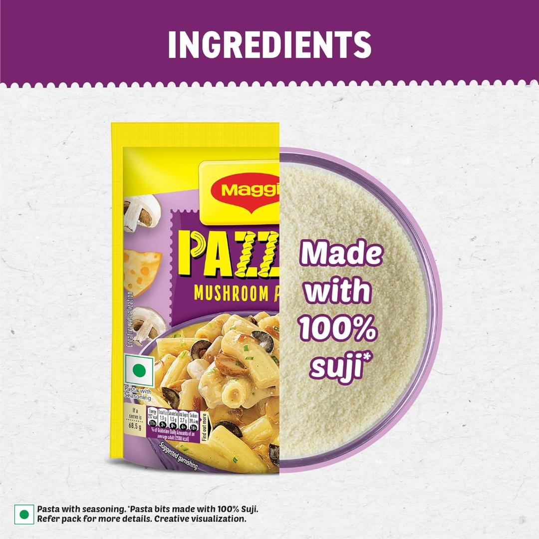 Maggi Pazzta Mushroom Penne Instant Pasta 68.5g