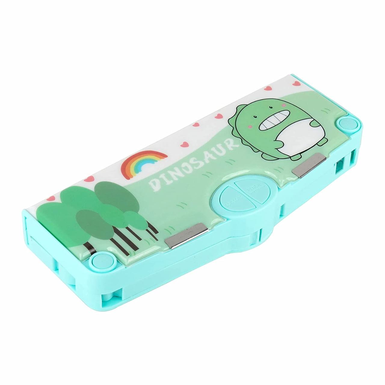 Magnetic Multifunctional Pencil Box for Kids with Space Theme