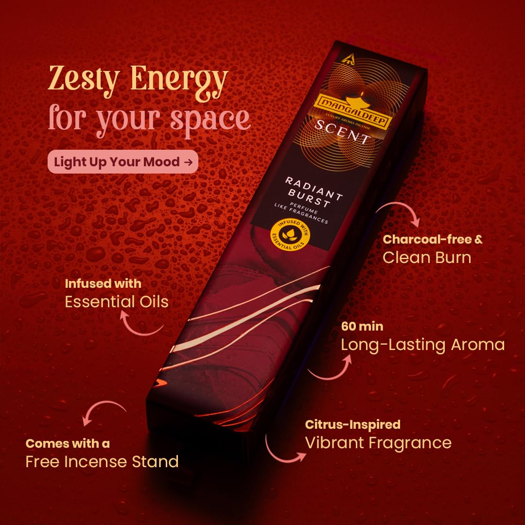 Mangaldeep Radiance Burst Incense Sticks / Agarbatti