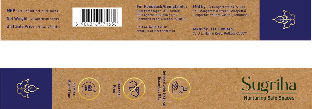 Mangaldeep Sugriha Mosquito Repellent Incense sticks - Citronella