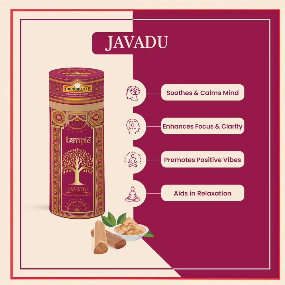 Mangaldeep Temple Premium Bambooless Dhoop Sticks