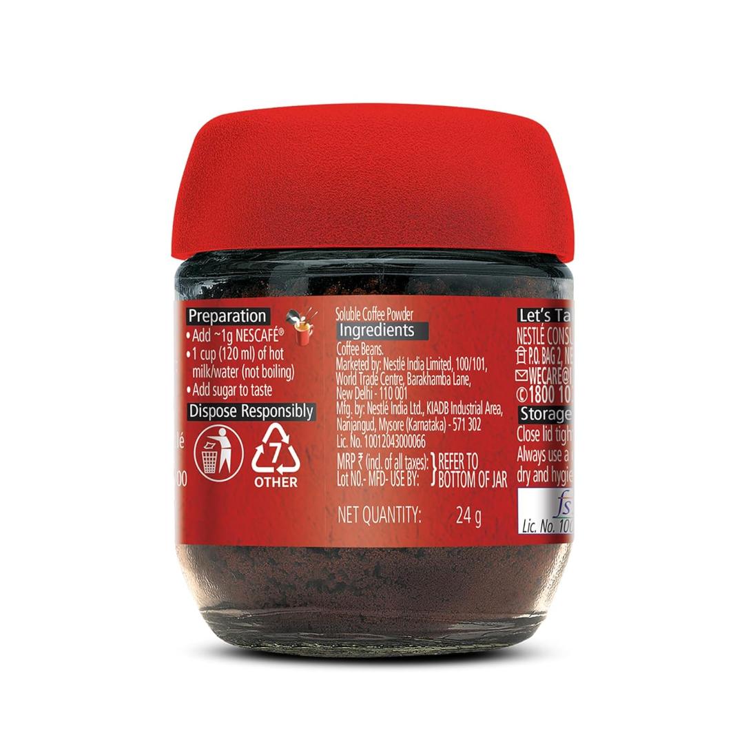 Nescafe Classic - 100% Pure Instant Coffee Powder - 24 g