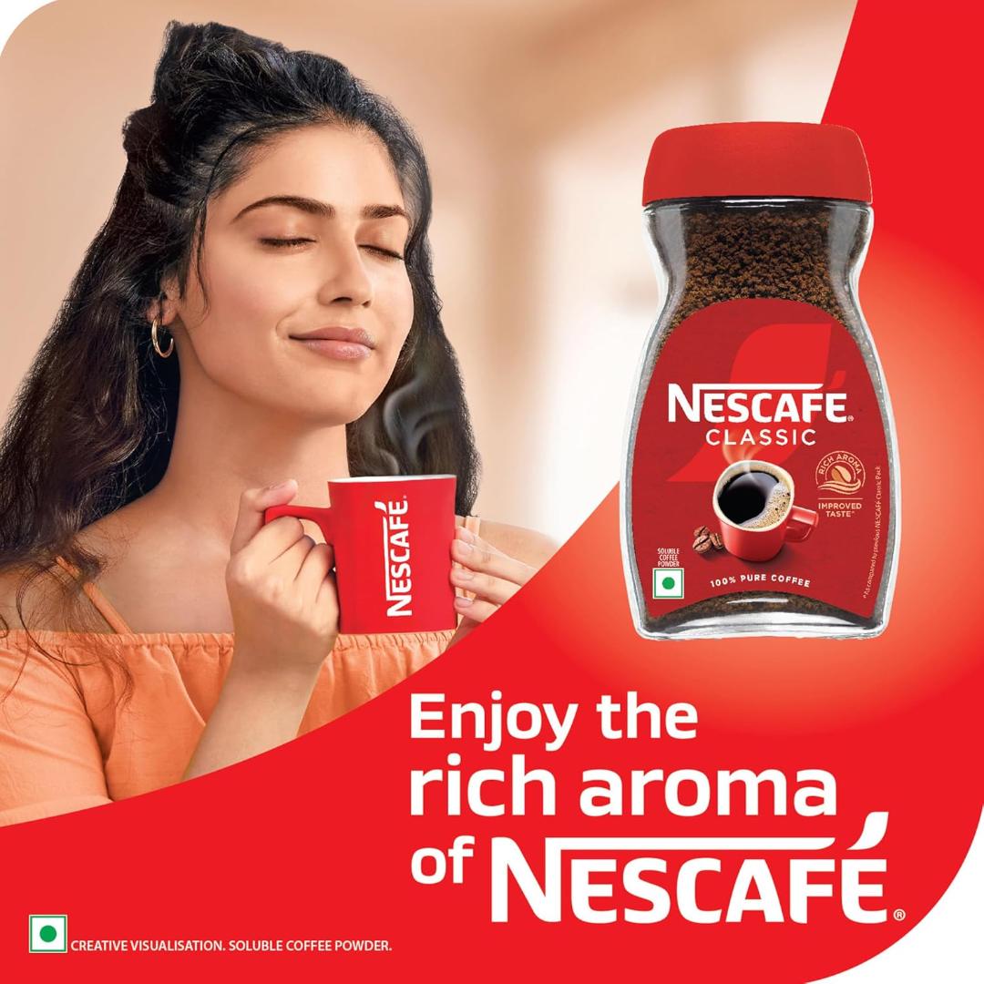 Nescafe Classic - 100% Pure Instant Coffee Powder - 24 g