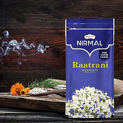 Nirmal Raatrani Fragrance Full Ziplock Agarbatti 150 Gm