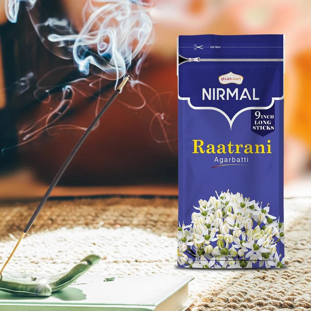 Nirmal Raatrani Fragrance Full Ziplock Agarbatti 150 Gm