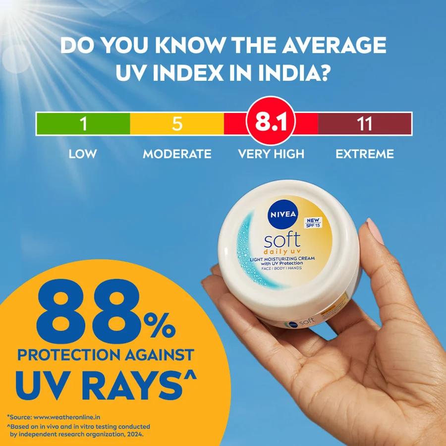 Nivea Soft Daily UV-Light Moisturizing Cream 50ml