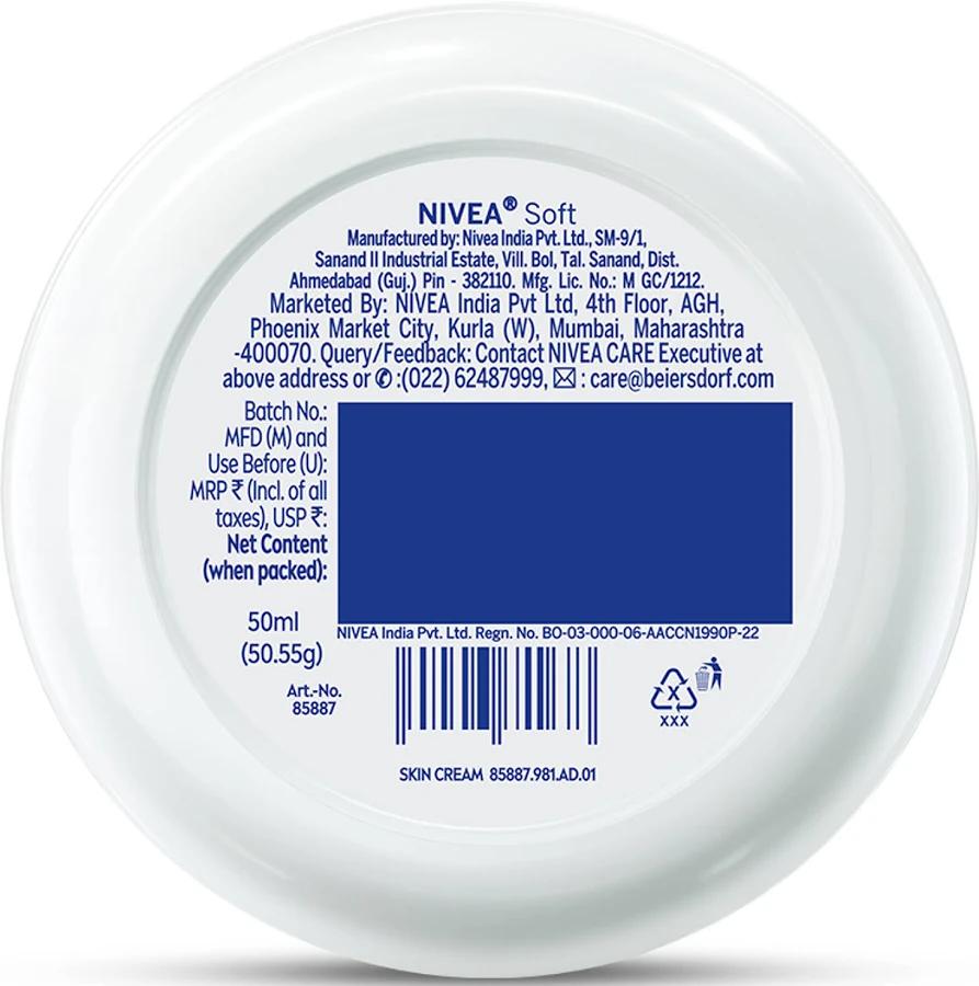 Nivea Soft Daily UV-Light Moisturizing Cream 50ml