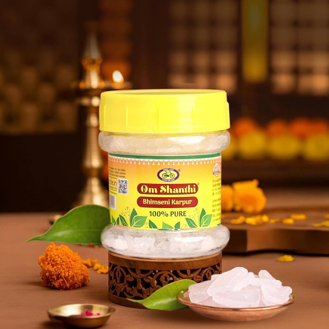 Om Shanti Bhimseni Camphor / Kapur by Cycle