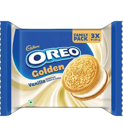 Oreo Vanilla Flavour Sandwich Cream Biscuits