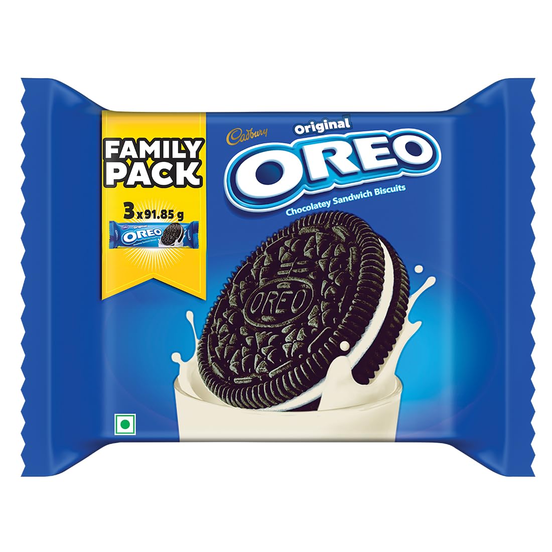 Oreo Vanilla Flavour Sandwich Cream Biscuits