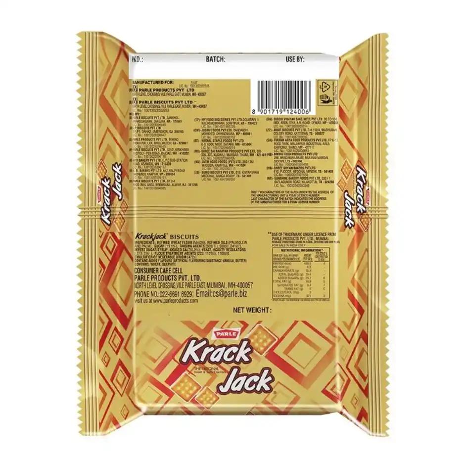 Parle Krackjack Crackers Sweet & Salty Biscuits 176.4g