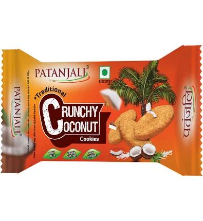 Patanjali Whole Wheat Nariyal Biscuit 204g