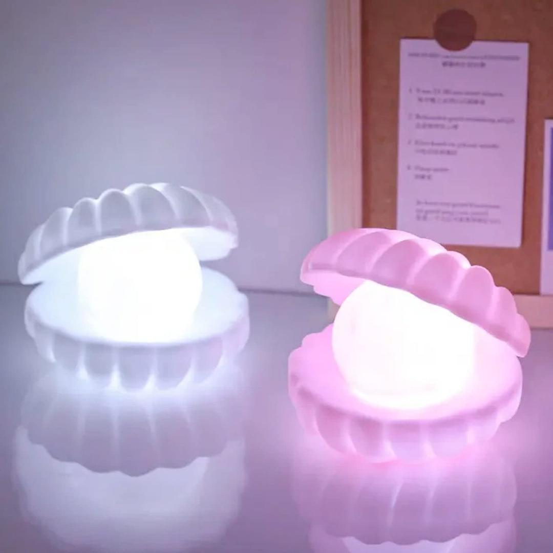 Pearl Shell Night Lamp Decorate Desk Lights For Bedroom & Home