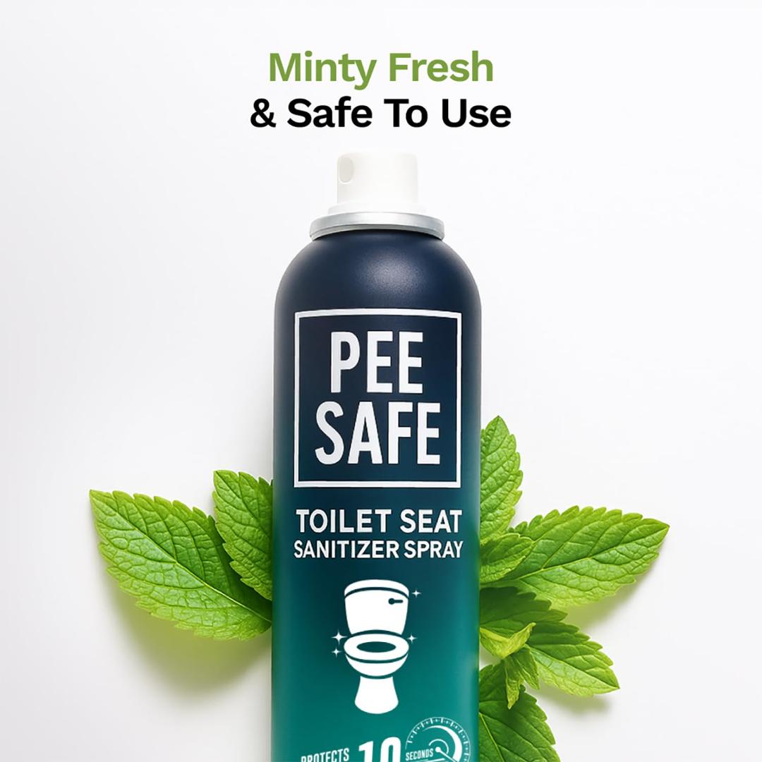 Pee Safe Toilet Seat Sanitizer Spray (Citrus),70ml