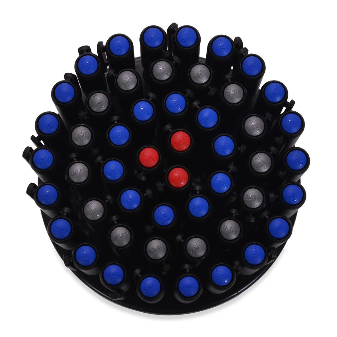 Pentonic 0.7mm Ball Point Pen Tumbler Pack | Black Body | Blue, Black & Red Ink | Pack of 50 Pens
