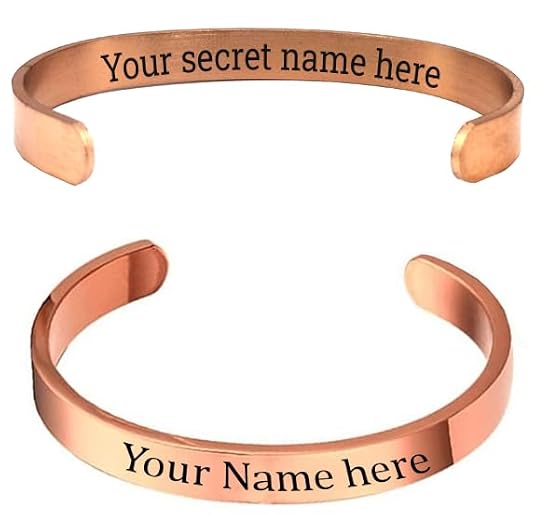 Personalized Rose Gold Copper Kada Bracelet for Men - Custom Engraving