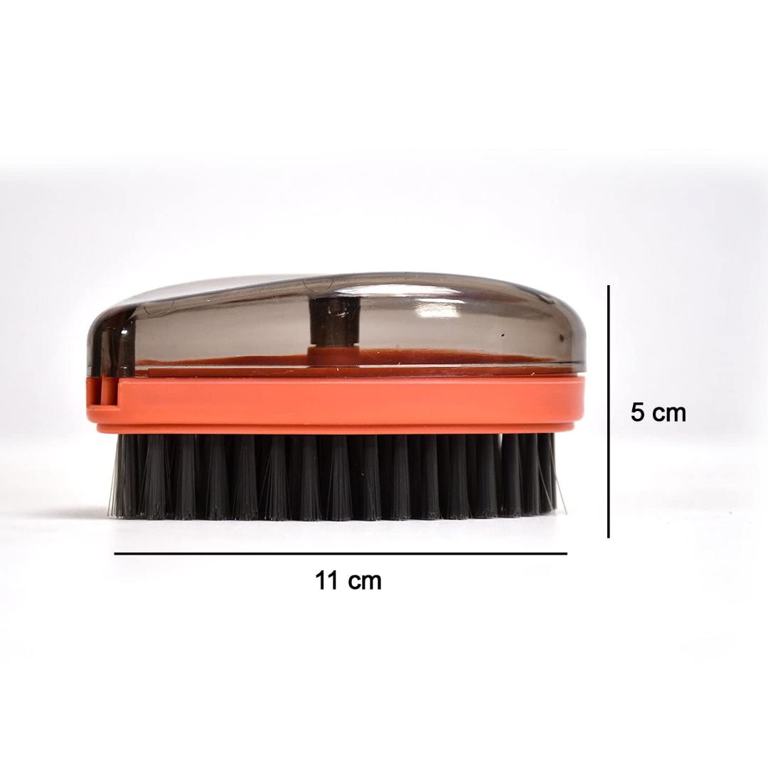 Plastic Wet and Dry Brush for home (Multicolor, 3 Units)