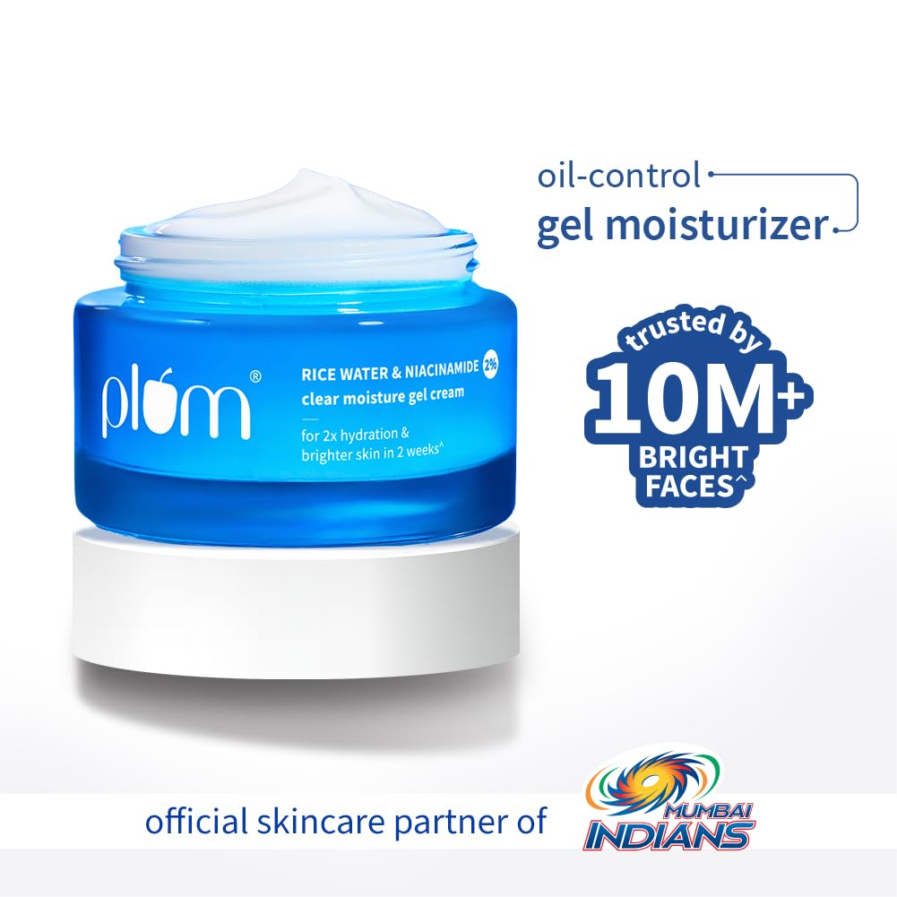 Plum Rice Water & 2% Niacinamide Face Moisturizing Gel 25g