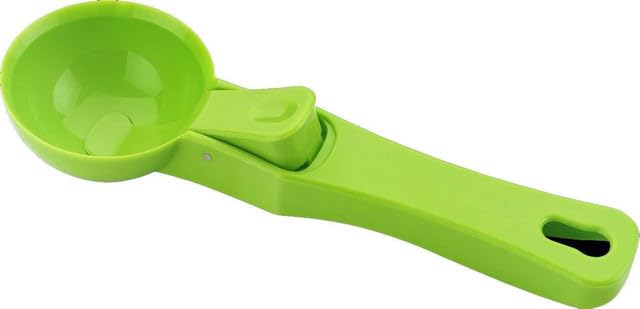 Premium 2-Piece Plastic Ice Cream Scoop Set with Easy-Release