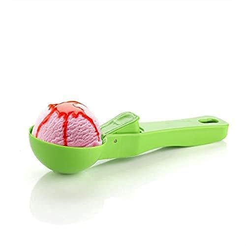 Premium 2-Piece Plastic Ice Cream Scoop Set with Easy-Release