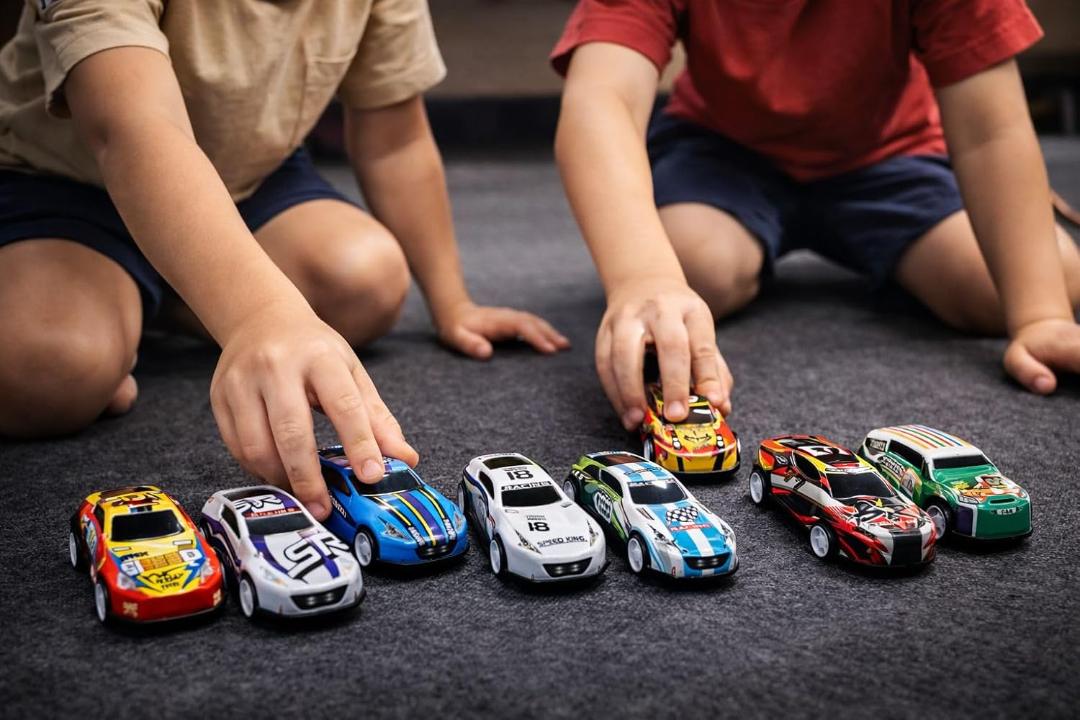 Premium metal racing car 10 pc set