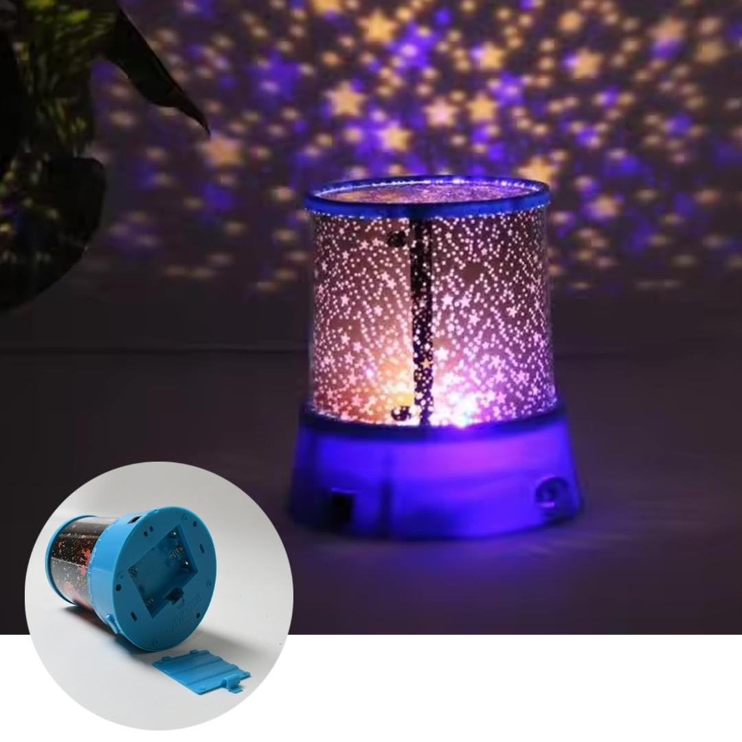 Rotating LED Star Projector Night Light with Music for Kids & Home Decor