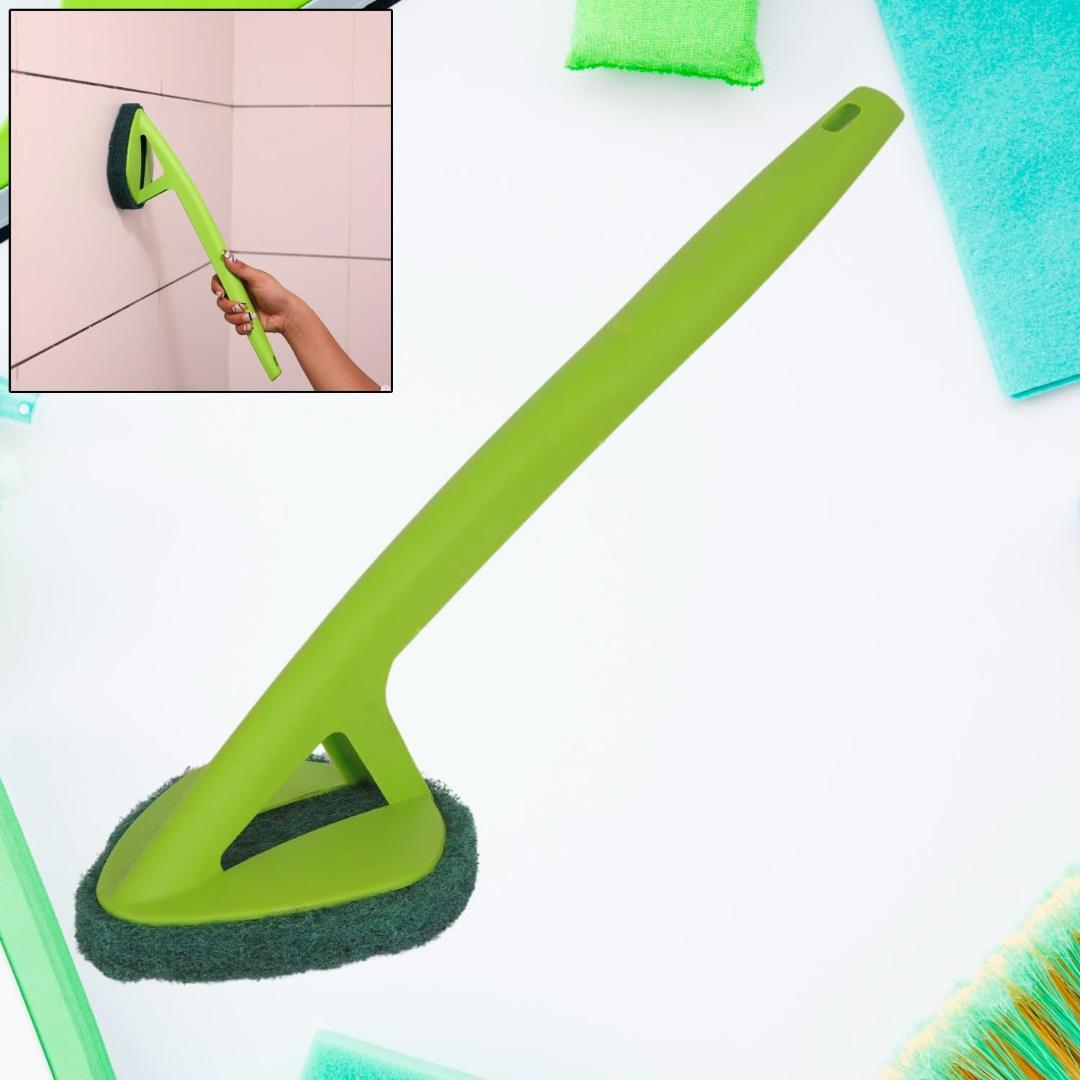 Scrubber Hockey with Long Handle - 40×11×10 CM Sponge Pad