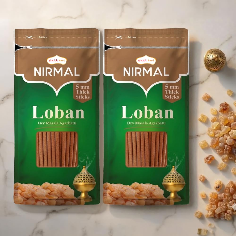 Shubhkart Nirmal Loban Incense Sticks / Agarbatti (Dry Masala)