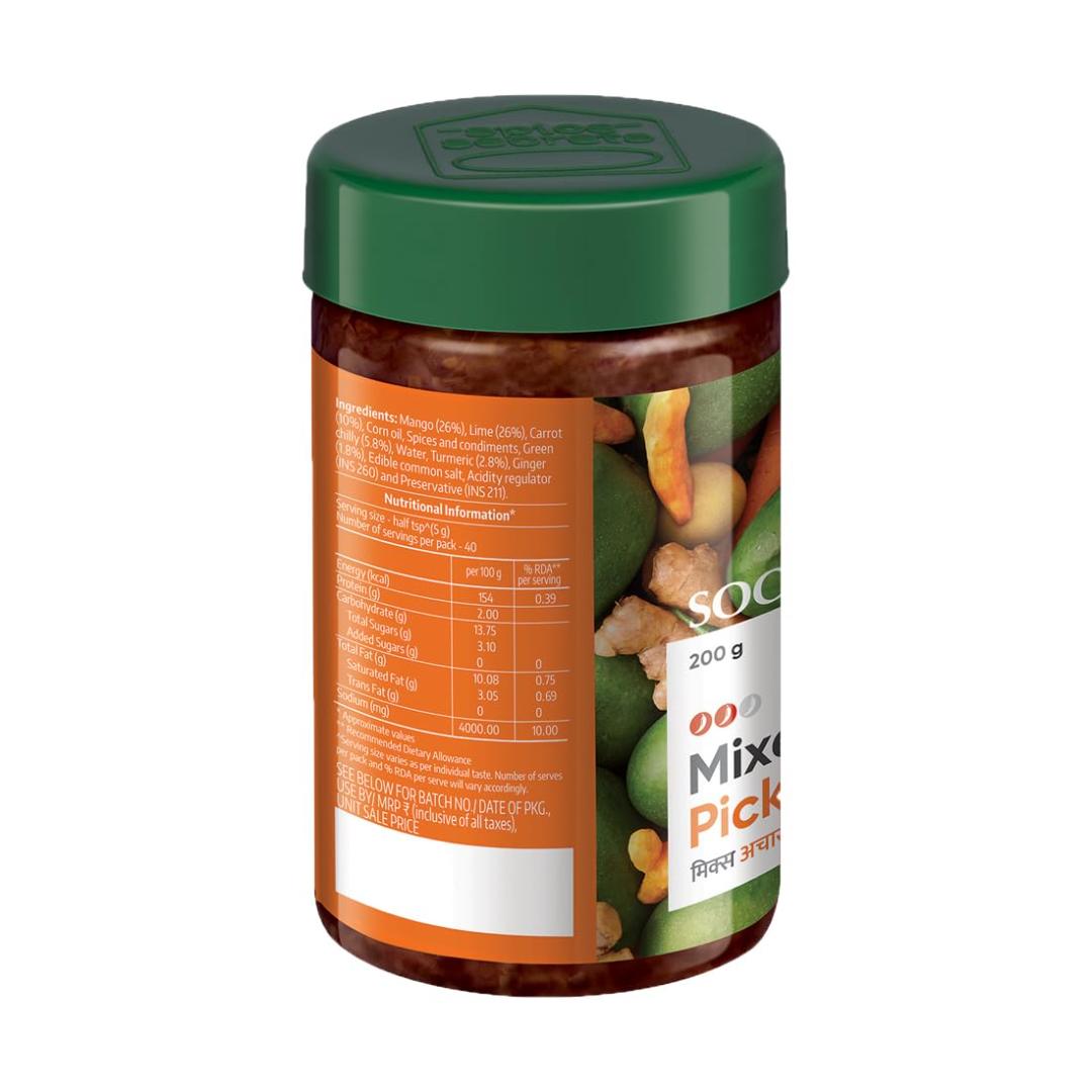 Society Spice Secrets Mixed Pickle 200 g
