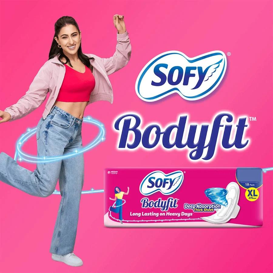 Sofy Bodyfit Pro XL Sanitary Pads 18pc