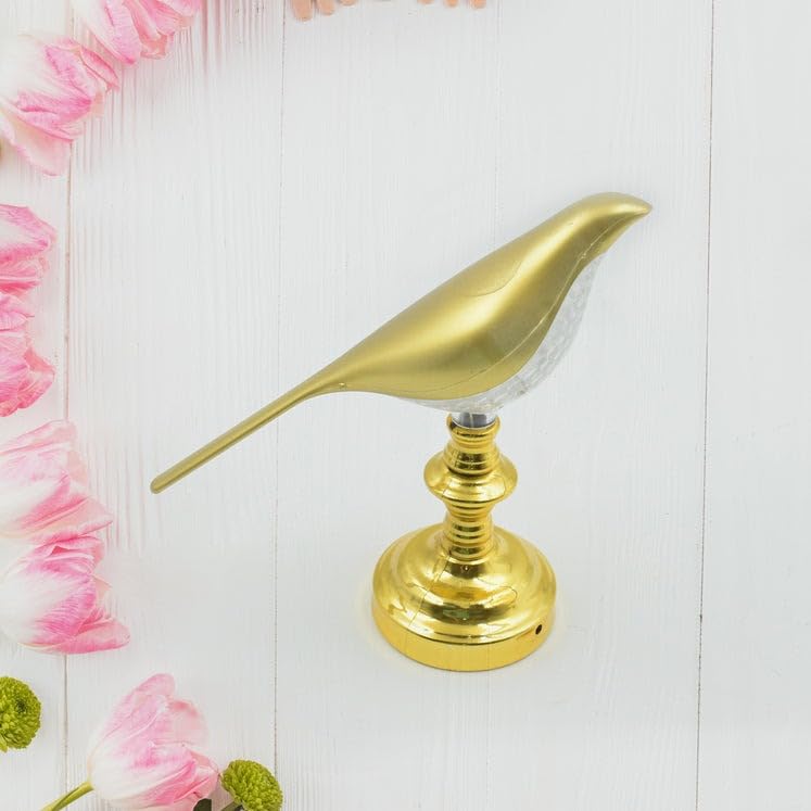 Sparrow LED Table Lamp with Crystal Decoration & Soft Energy-Saving Light