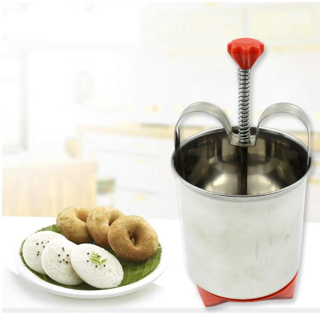 Stainless Steel Medu Vada & Donut Maker for Perfectly Shaped Vadas