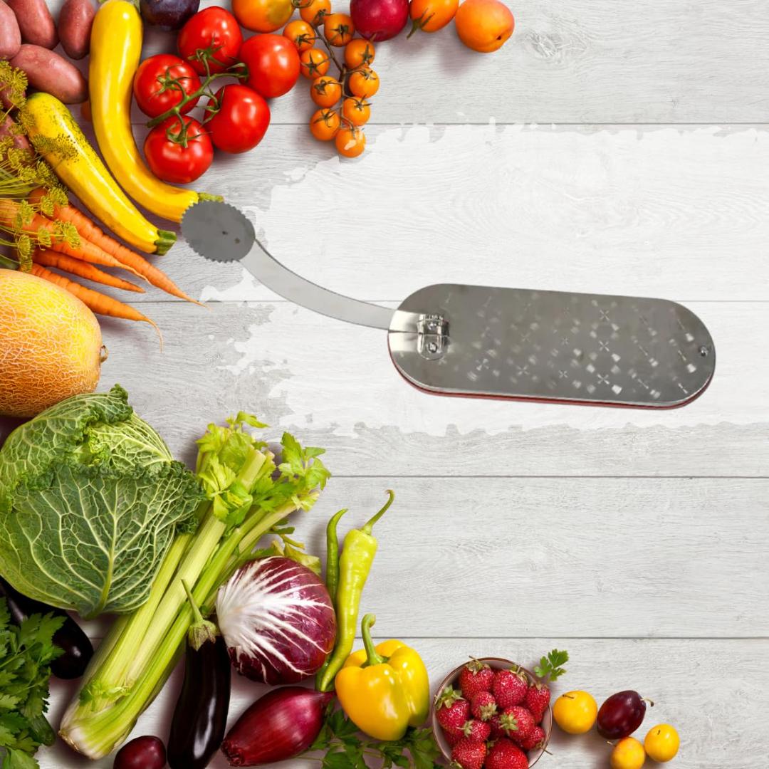 Steel Vegetable Cutter – Premium Fruit & Vegetable Cutting Tool (Color Box)