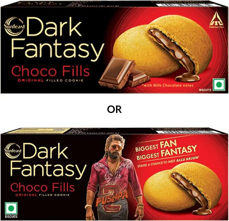 Sunfeast Dark Fantasy Choco Fill Cookies 69g
