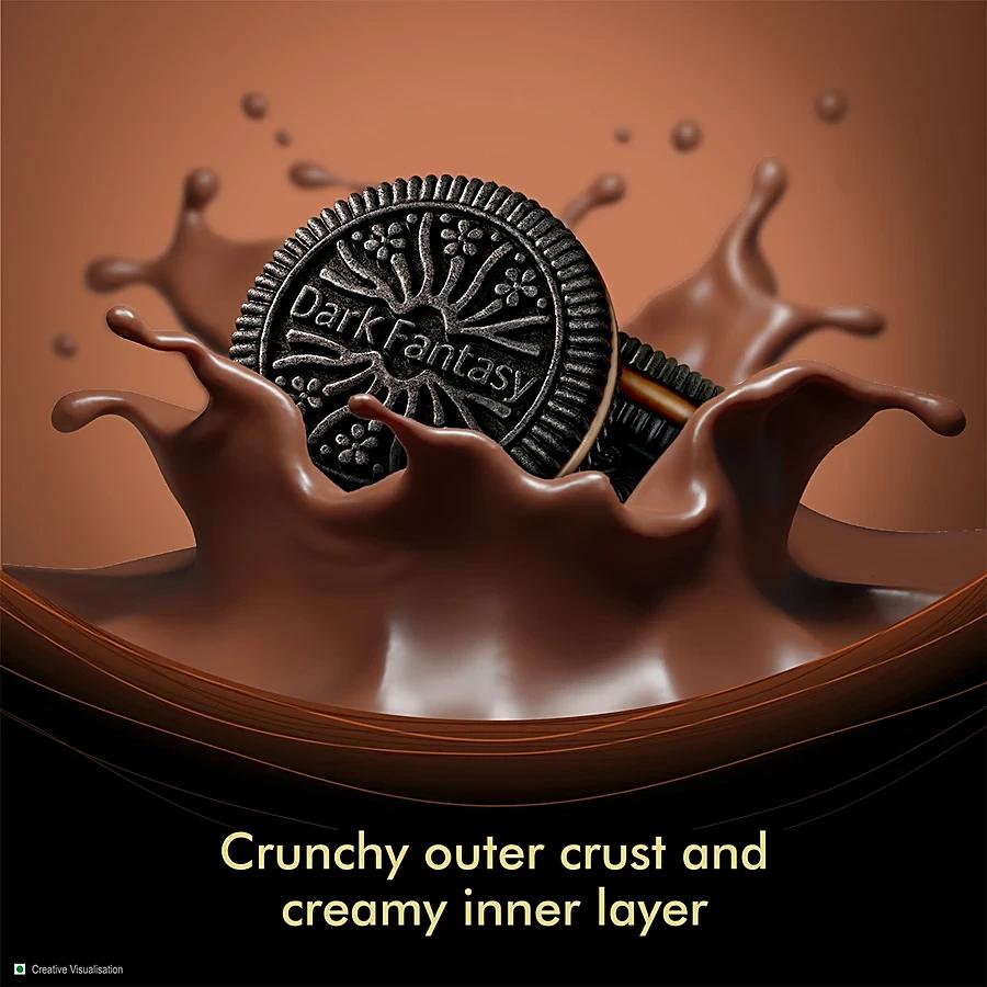 Sunfeast Dark Fantasy Chocolate Sandwich Cream Biscuits 79g