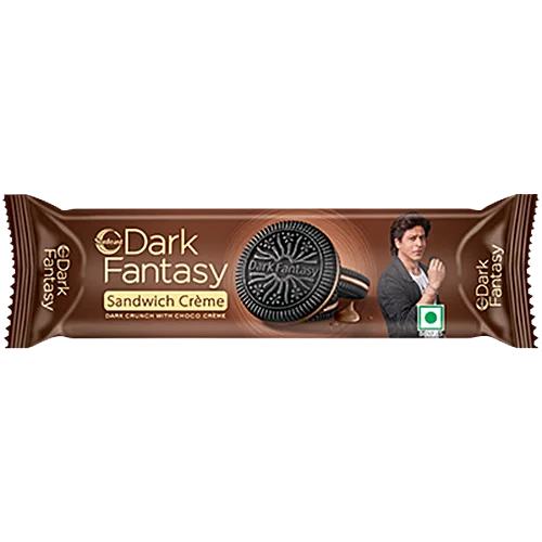 Sunfeast Dark Fantasy Chocolate Sandwich Cream Biscuits 79g