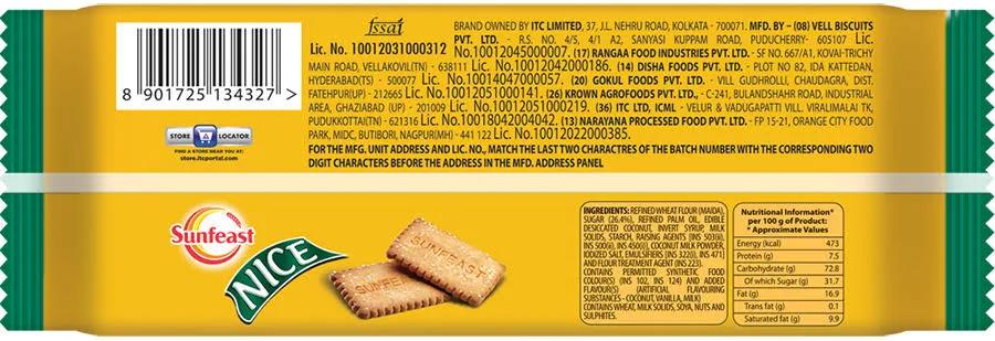Sunfeast Nice Biscuit 142