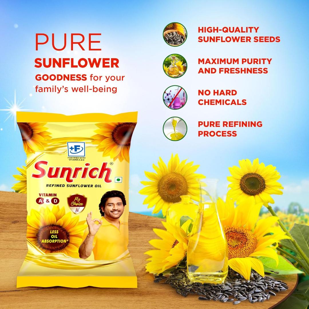 Sunrich Refined Sunflower Oil 750g