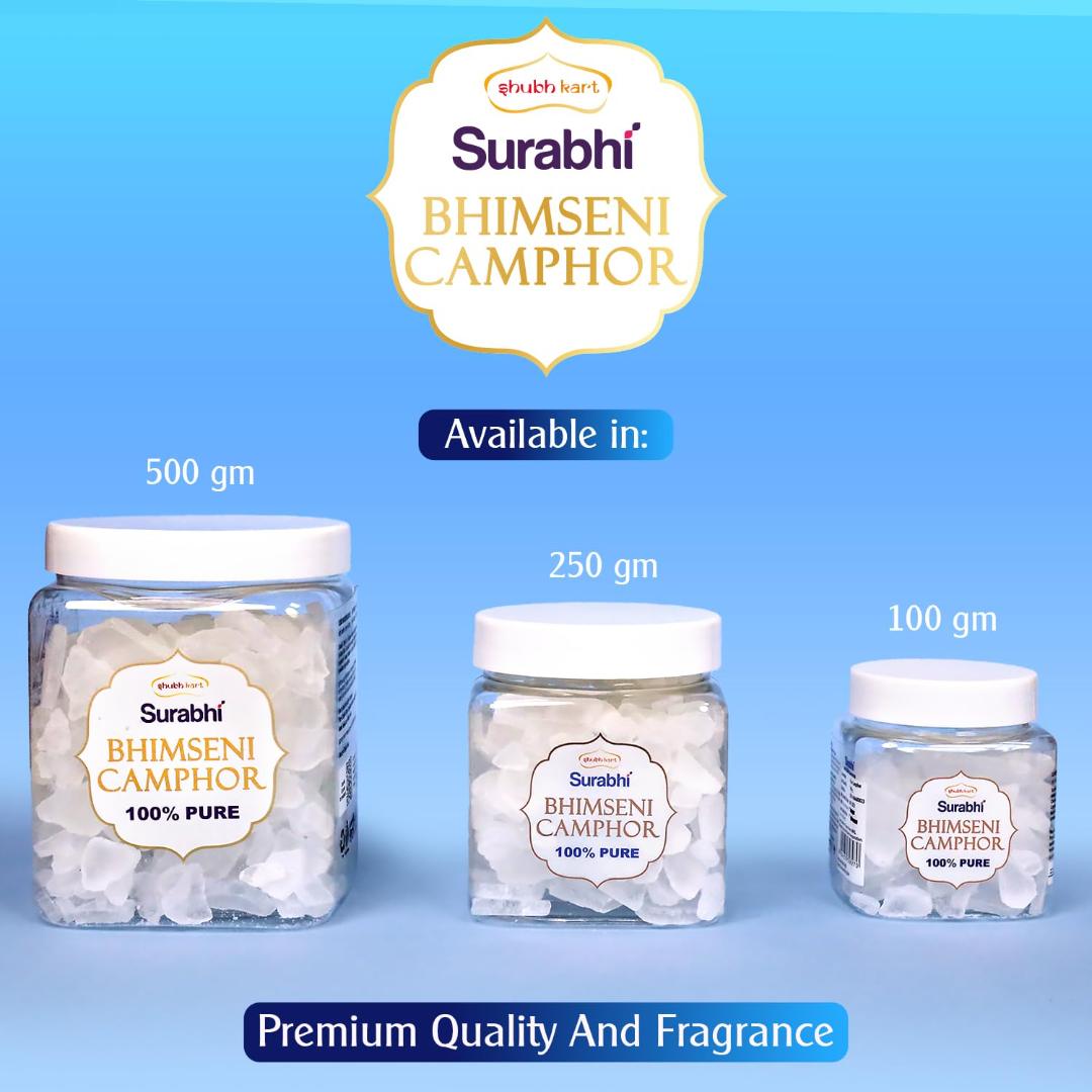 Surabhi Bhimseni Camphor / Kapur by Shubhkart