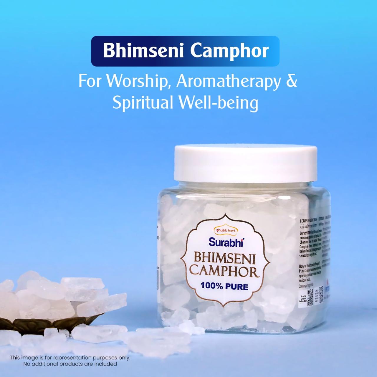 Surabhi Bhimseni Camphor / Kapur by Shubhkart