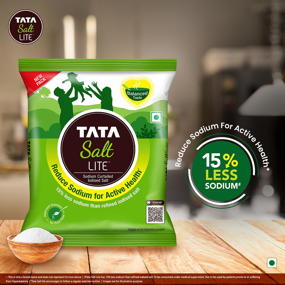 Tata Salt Lite (15% Less Sodium),1kg