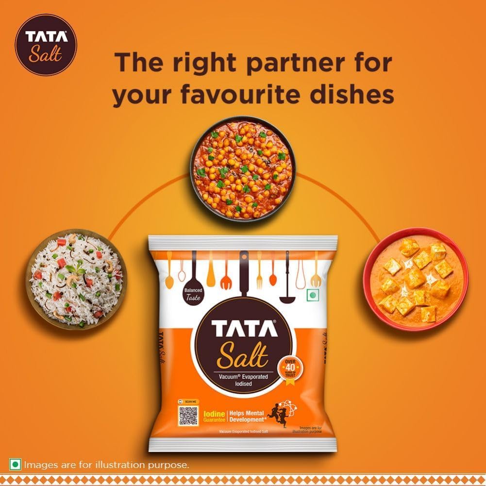 Tata Salt (Vacuum Evaporated Iodised),1kg